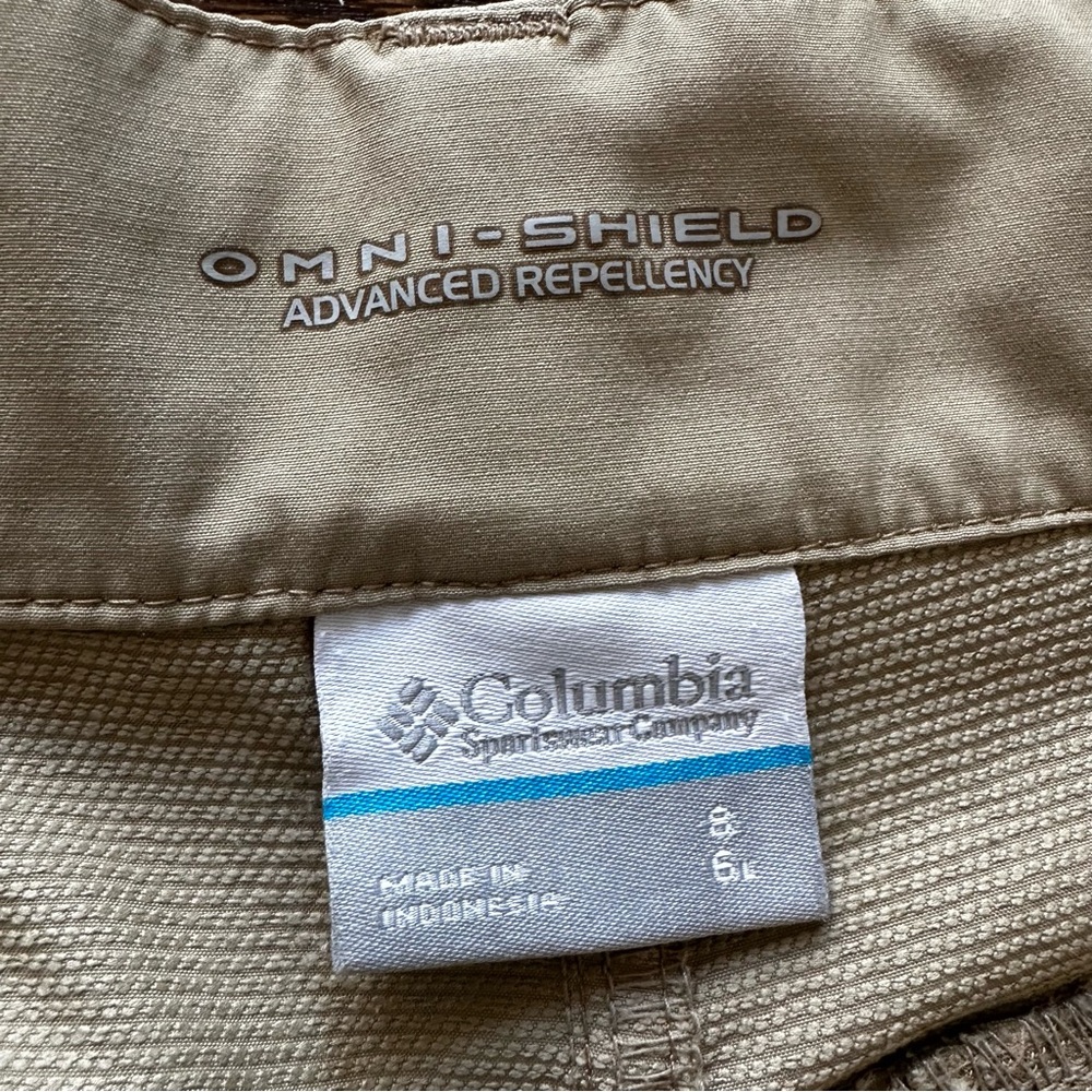 Columbia Women's Beige Cargo Shorts size 8 6L - Picture 5 of 14